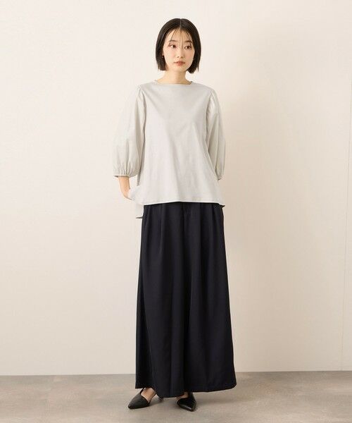 ketty / ケティ カットソー | 《予約販売》【機能するミニマル服】切替プルオーバー《接触冷感》 | 詳細20