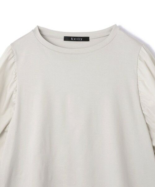 ketty / ケティ カットソー | 《予約販売》【機能するミニマル服】切替プルオーバー《接触冷感》 | 詳細24