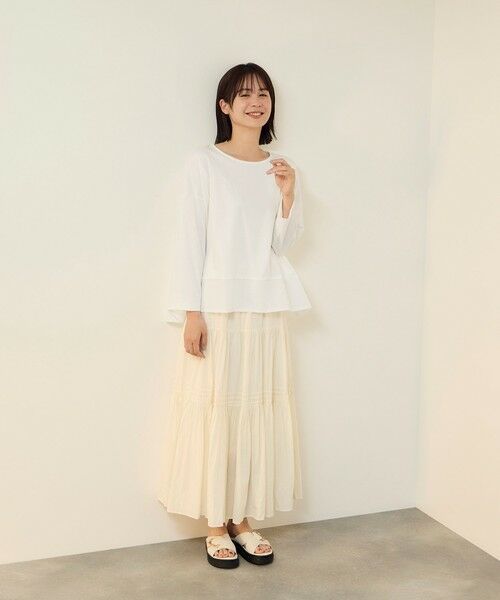 ketty / ケティ カットソー | 《予約販売》【機能するミニマル服】異素材プルオーバー 《接触冷感》 | 詳細4