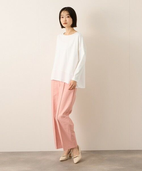 ketty / ケティ カットソー | 《予約販売》【機能するミニマル服】異素材プルオーバー 《接触冷感》 | 詳細5