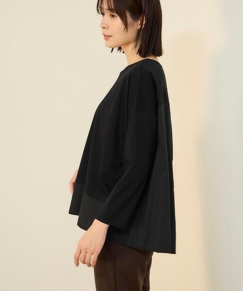 ketty / ケティ カットソー | 《予約販売》【機能するミニマル服】異素材プルオーバー 《接触冷感》 | 詳細8