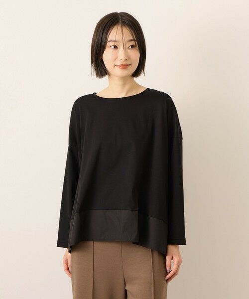 ketty / ケティ カットソー | 《予約販売》【機能するミニマル服】異素材プルオーバー 《接触冷感》 | 詳細11