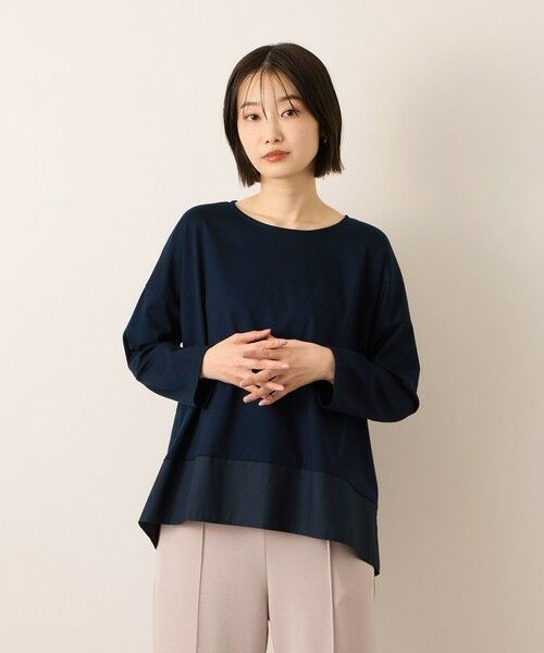 ketty / ケティ カットソー | 《予約販売》【機能するミニマル服】異素材プルオーバー 《接触冷感》 | 詳細16