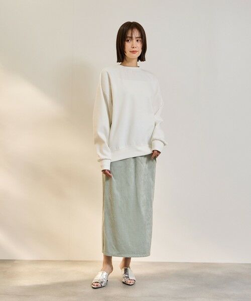 ketty / ケティ ミニ・ひざ丈スカート | ストレッチフェイクスウェードナロースカート | 詳細3