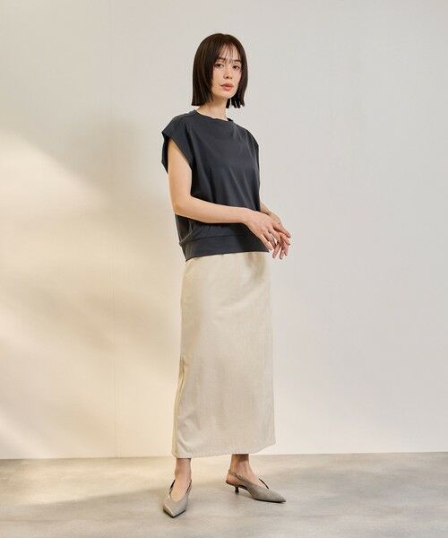 ketty / ケティ ミニ・ひざ丈スカート | ストレッチフェイクスウェードナロースカート | 詳細15