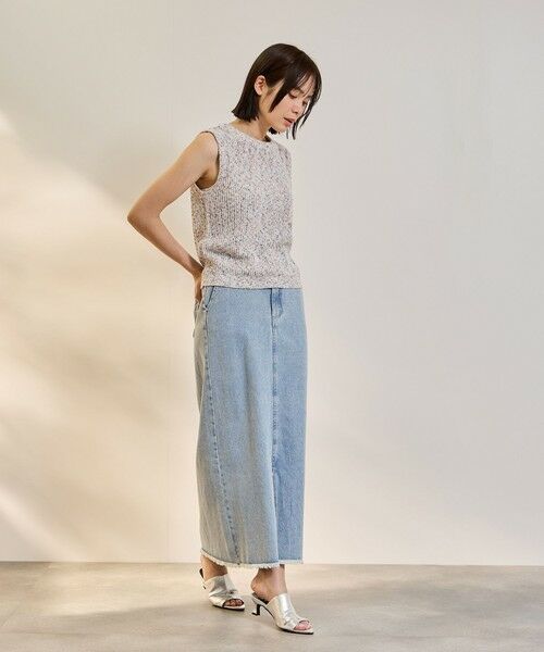 ketty / ケティ ダウンジャケット・ベスト | ミックスコイルクロップドニットベスト | 詳細3