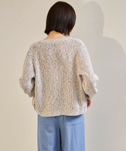 ketty / ケティ カーディガン・ボレロ | ミックスコイルクルーネックカーディガン | 詳細3