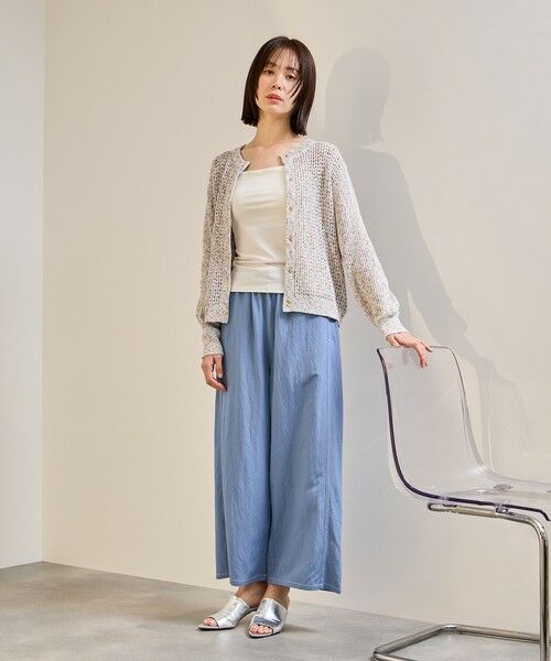 ketty / ケティ カーディガン・ボレロ | ミックスコイルクルーネックカーディガン | 詳細5