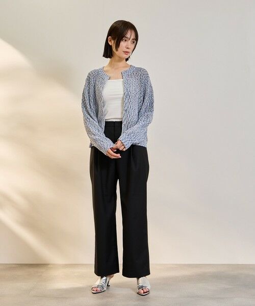 ketty / ケティ カーディガン・ボレロ | ミックスコイルクルーネックカーディガン | 詳細10