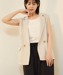 ketty / ケティ ダウンジャケット・ベスト | グリッティメッシュダブルベスト