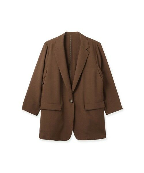 ketty / ケティ テーラードジャケット | タンブラーブッチャーテーラードジャケット（ブラウン）