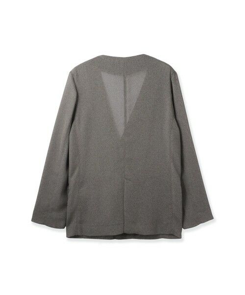 ketty / ケティ テーラードジャケット | グリッディメッシュノーカラージャケット | 詳細1