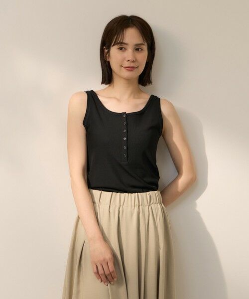 ketty / ケティ カットソー | コードダブルニットヘンリーN/Sカットソー | 詳細1