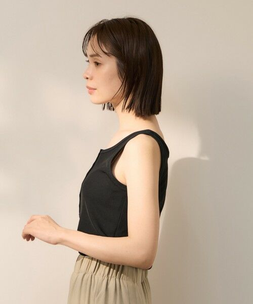 ketty / ケティ カットソー | コードダブルニットヘンリーN/Sカットソー | 詳細2