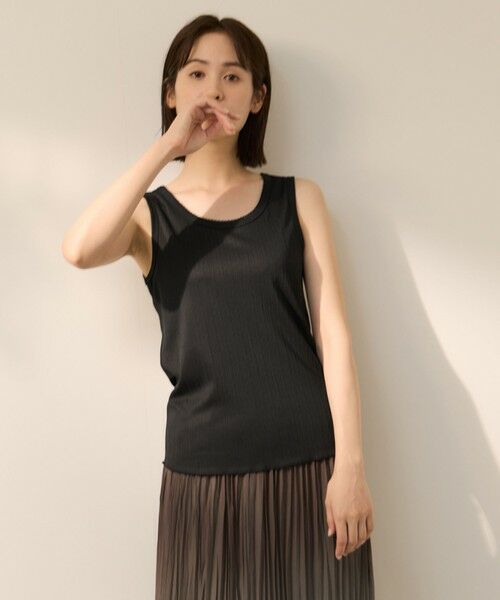 ketty / ケティ カットソー | ランテレストレッチN/Sカットソー（ブラック）