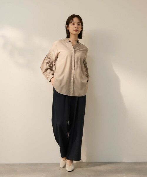 ketty / ケティ その他パンツ | 2WAYメランジツイルタックワイドパンツ | 詳細3