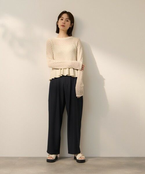 ketty / ケティ その他パンツ | 2WAYメランジツイルタックワイドパンツ | 詳細4