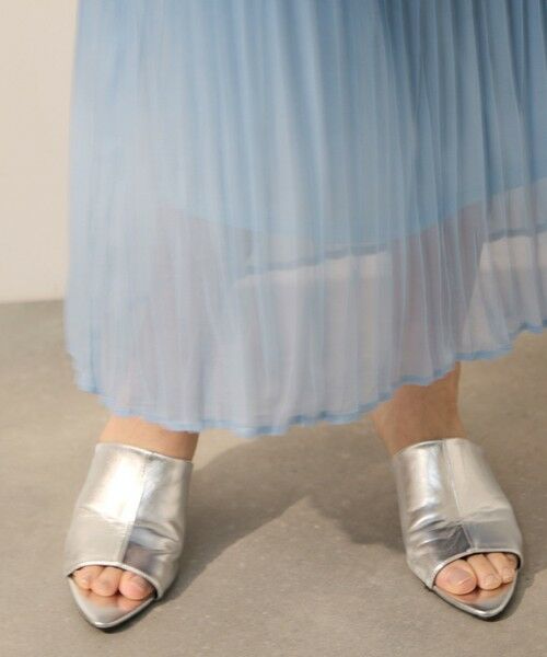 ketty / ケティ ミニ・ひざ丈スカート | シフォングラデーションプリーツスカート | 詳細3