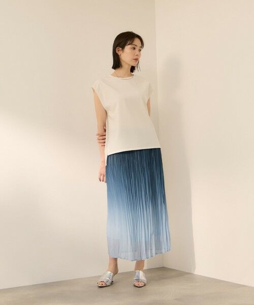 ketty / ケティ ミニ・ひざ丈スカート | シフォングラデーションプリーツスカート | 詳細4