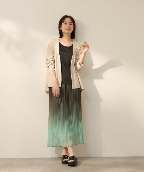 ketty / ケティ ミニ・ひざ丈スカート | シフォングラデーションプリーツスカート | 詳細9