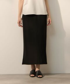 ketty / ケティ ミニ・ひざ丈スカート | コードダブルニットナロースカート