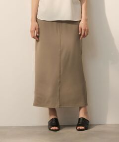 ketty / ケティ ミニ・ひざ丈スカート | コードダブルニットナロースカート