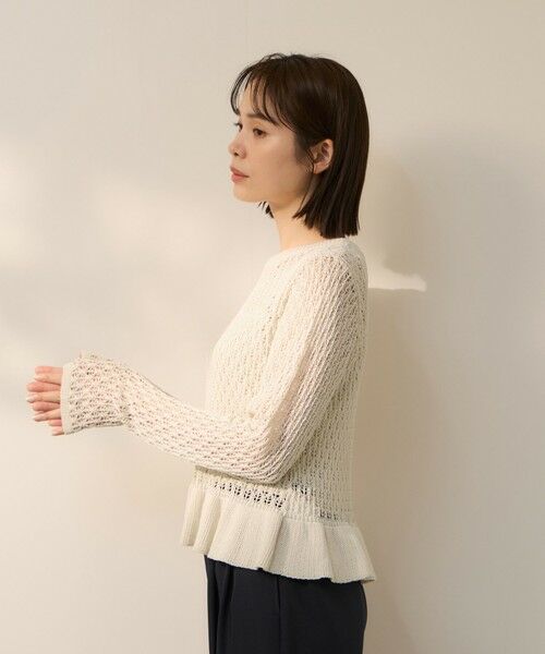 ketty / ケティ ニット・セーター | リネンフィールフリルヘムニットプルオーバー | 詳細7