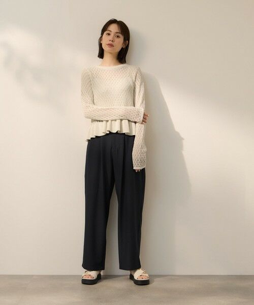 ketty / ケティ ニット・セーター | リネンフィールフリルヘムニットプルオーバー | 詳細10