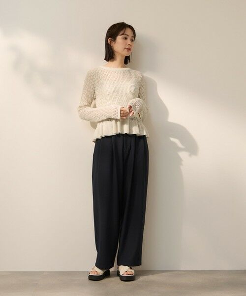 ketty / ケティ ニット・セーター | リネンフィールフリルヘムニットプルオーバー | 詳細11
