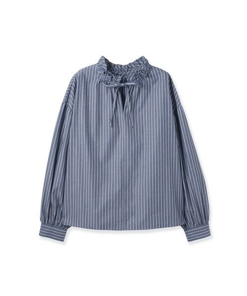 ketty / ケティ シャツ・ブラウス | ブロードストライプフリルネックブラウス | 詳細12