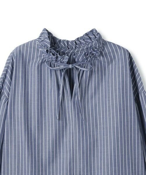 ketty / ケティ シャツ・ブラウス | ブロードストライプフリルネックブラウス | 詳細14
