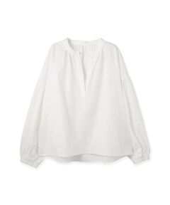 ketty / ケティ シャツ・ブラウス | ハイカウントタイプライターキーネックブラウス