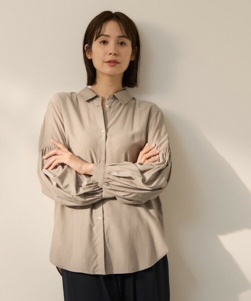 ketty / ケティ シャツ・ブラウス | TRローンバックヨークギャザーコクーンブラウス | 詳細1