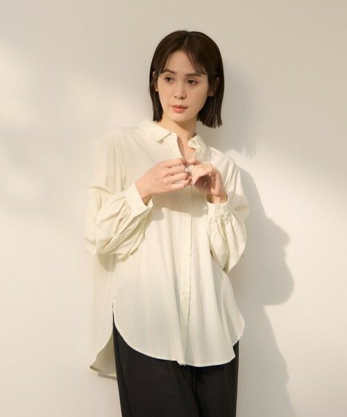 ketty / ケティ シャツ・ブラウス | TRローンバックヨークギャザーコクーンブラウス | 詳細13