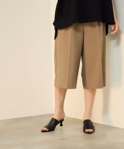 ketty / ケティ その他パンツ | 2WAYフルダルアウトタックキュロットパンツ（キャメル）