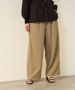 ketty / ケティ その他パンツ | 2WAYフルダルウエストサテンワイドパンツ