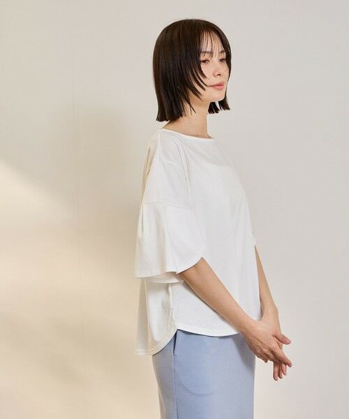 ketty / ケティ カットソー | 【涼。軽やかに。】デザイン袖Tシャツ | 詳細1