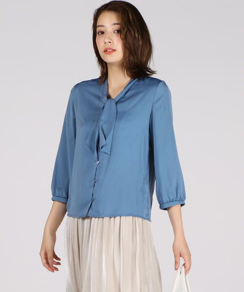 セール 手洗い可能 サテンボウタイブラウス シャツ ブラウス Ketty Cherie ケティ シェリー ファッション通販 タカシマヤファッションスクエア