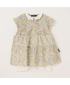 kladskap / クレードスコープ ロンパース | ネコ衿ティアード半袖カバーオール