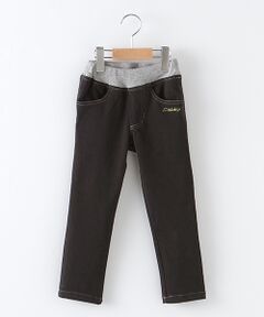 kladskap / クレードスコープ その他パンツ | ロゴ刺しゅうストレッチ九分丈イージーパンツ