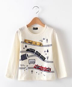 シロクマ電車Tシャツ