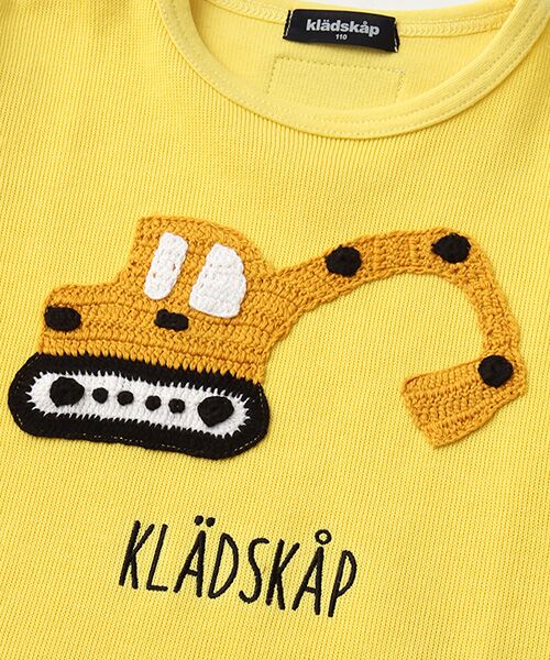 kladskap / クレードスコープ Tシャツ | ニット編み働く車Tシャツ | 詳細6