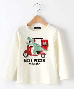 ピザデリバリー恐竜Tシャツ