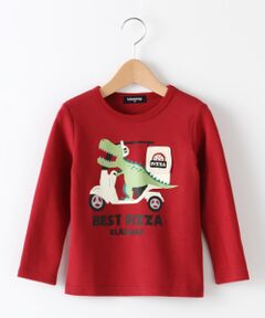 ピザデリバリー恐竜Tシャツ