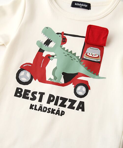 kladskap / クレードスコープ Tシャツ | ピザデリバリー恐竜Tシャツ | 詳細5