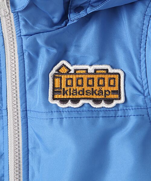 kladskap / クレードスコープ ナイロンジャケット | フリースライナーつき電車アップリケジャケット | 詳細17