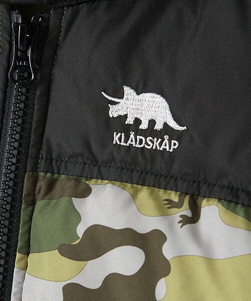 kladskap / クレードスコープ ダウンジャケット・ベスト | 恐竜刺しゅうフード内蔵型ダウンジャケット | 詳細7