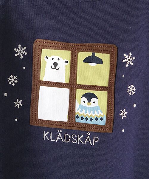 kladskap / クレードスコープ スウェット | 窓アニマルモックネック裏起毛トレーナー | 詳細5