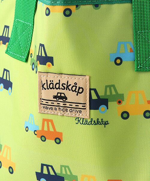 kladskap / クレードスコープ トートバッグ | 車プリント配色レッスンバッグ | 詳細5