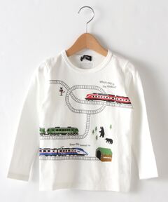 クマ電車Tシャツ